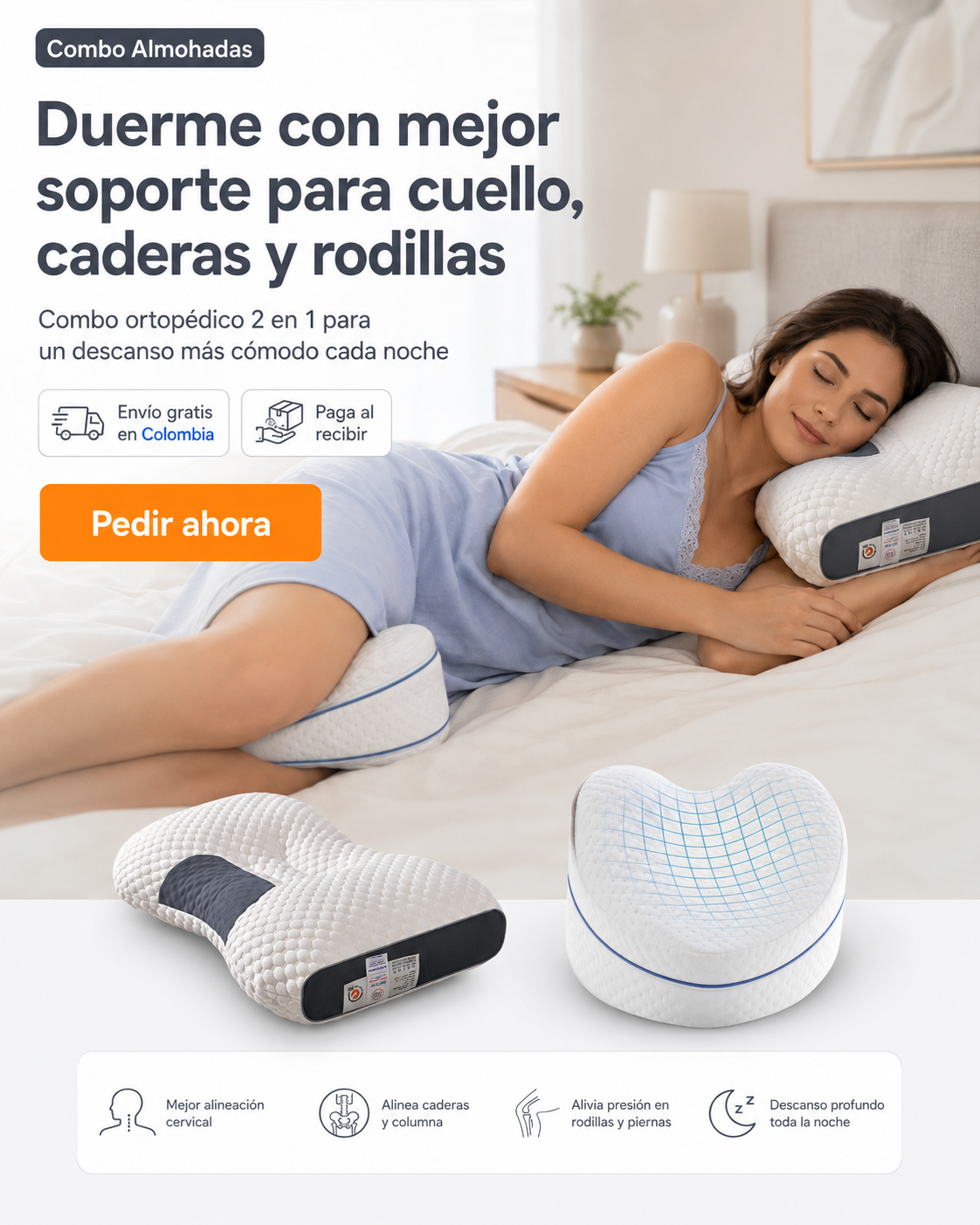Combo Descanso Ortopédico 2 en 1