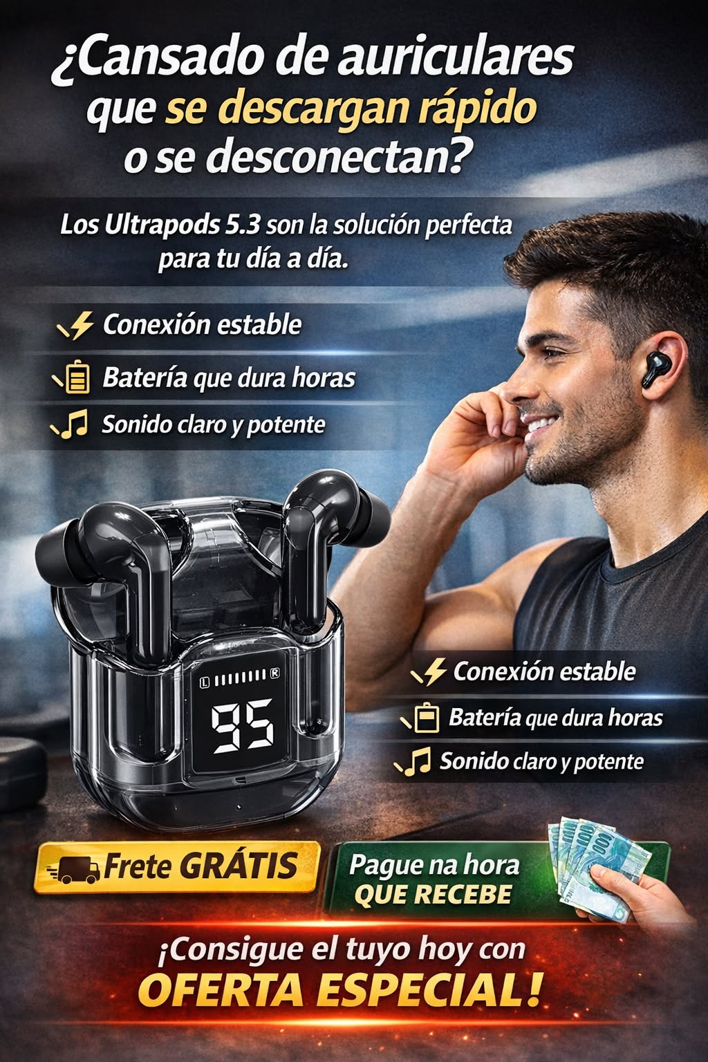 🎧 Nunca más sufras con auriculares que se desconectan en el peor momento.