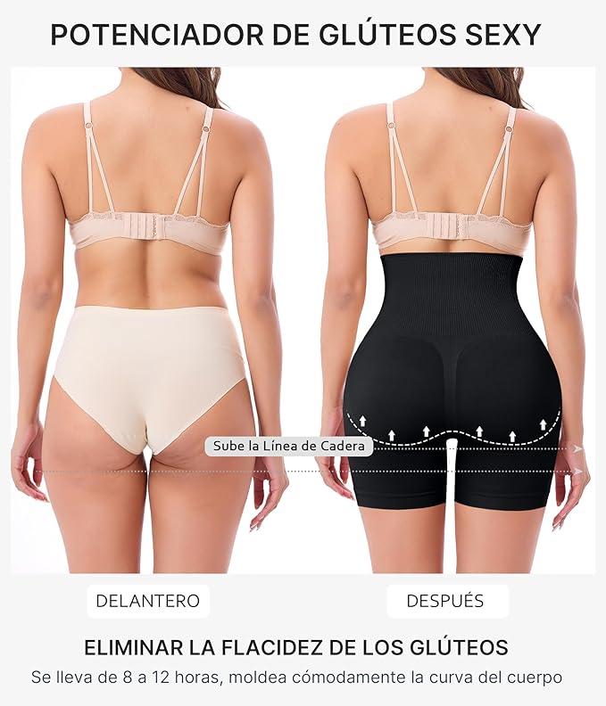 Faja Moldeadora 3 en 1 – Reduce Abdomen y Levanta Glúteos al Instante