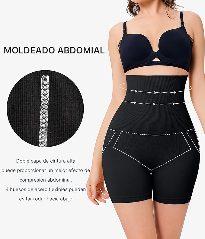 Faja Moldeadora 3 en 1 – Reduce Abdomen y Levanta Glúteos al Instante