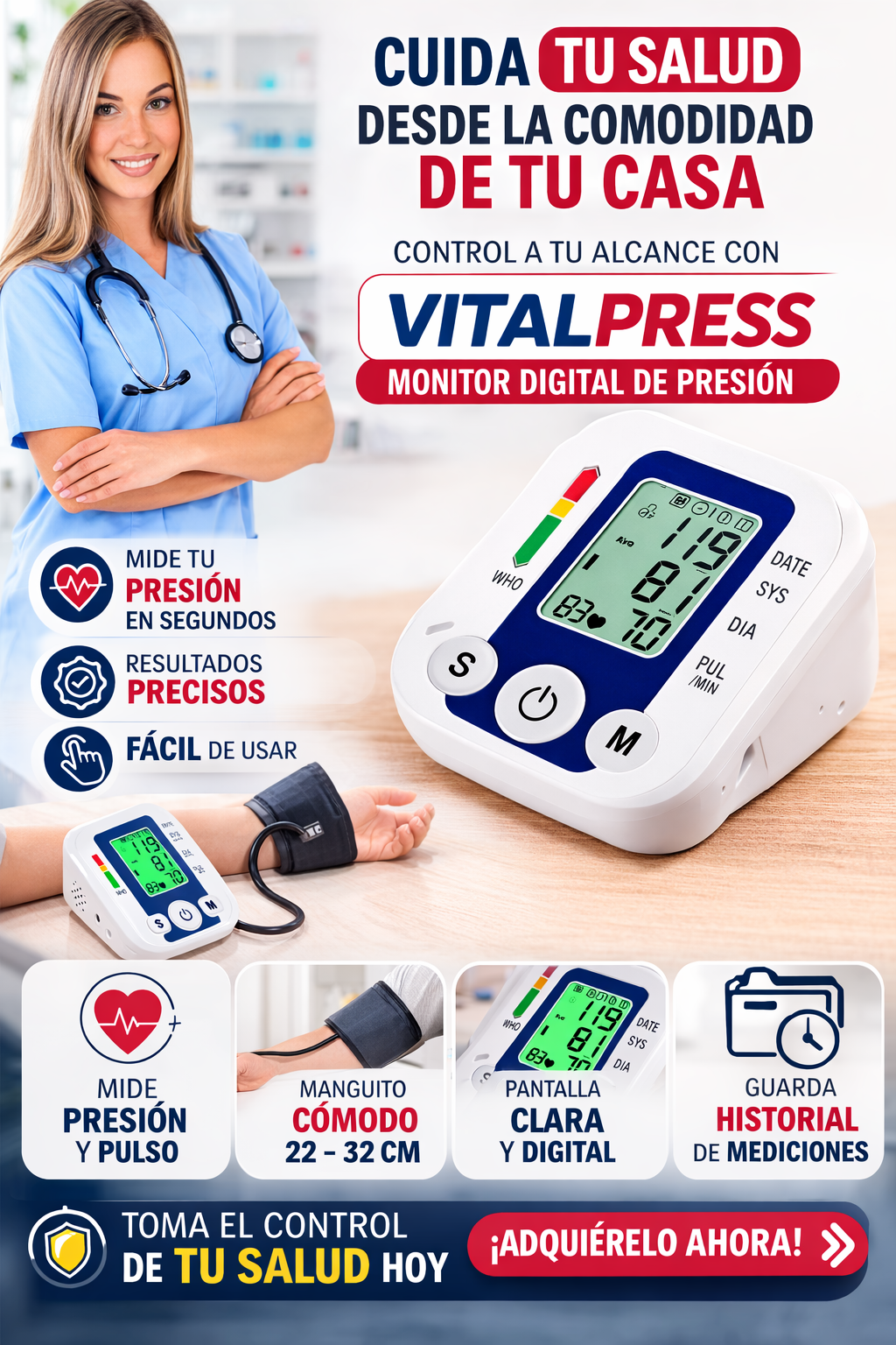 Control de Presión en Casa
