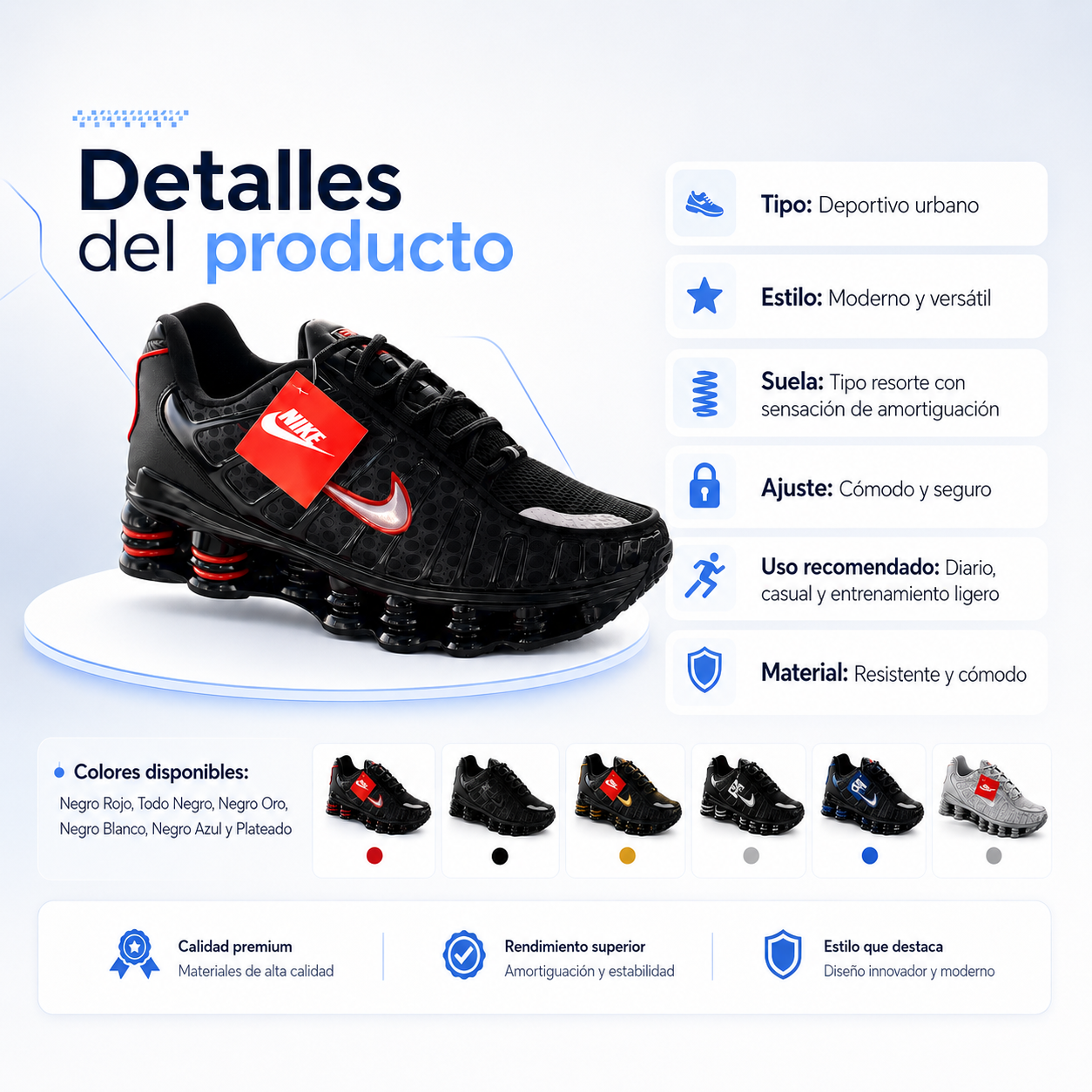 Nike Shox: estilo y comodidad en cada paso