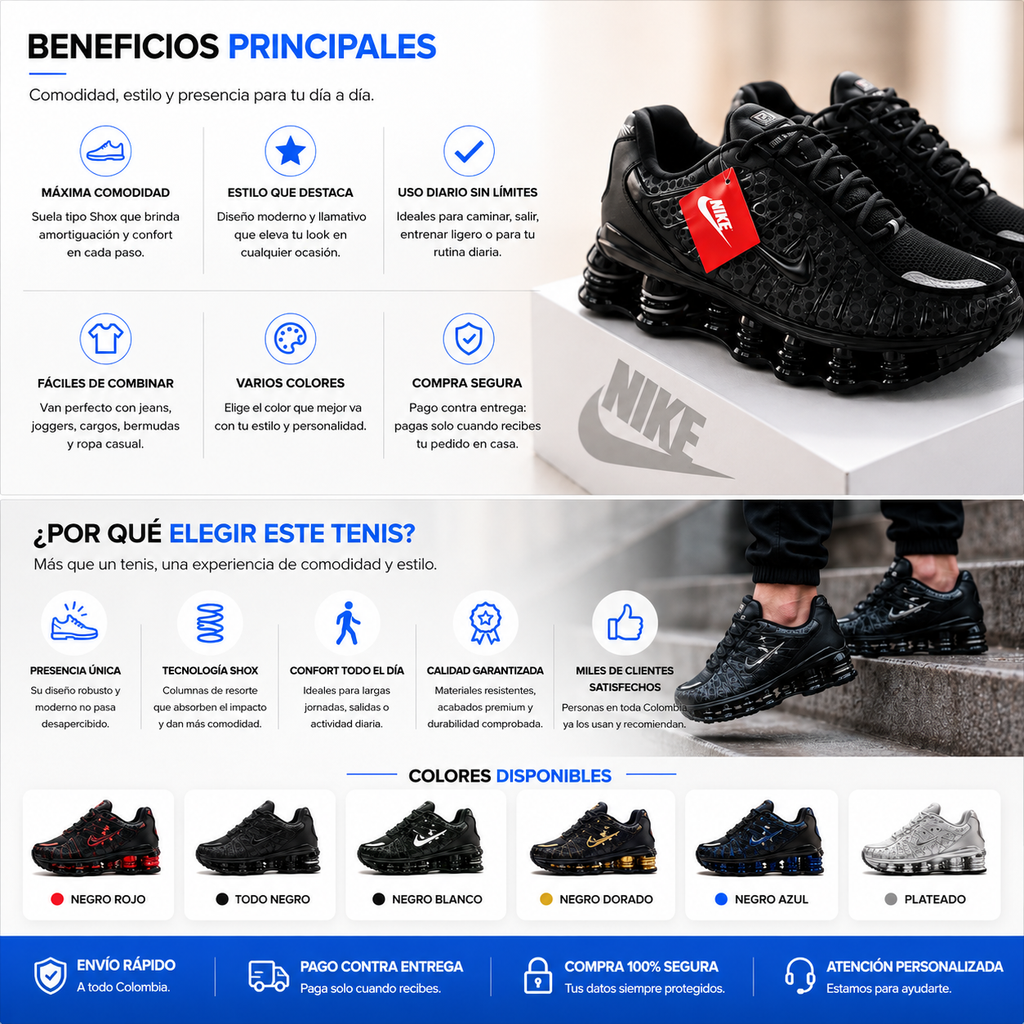Nike Shox: estilo y comodidad en cada paso