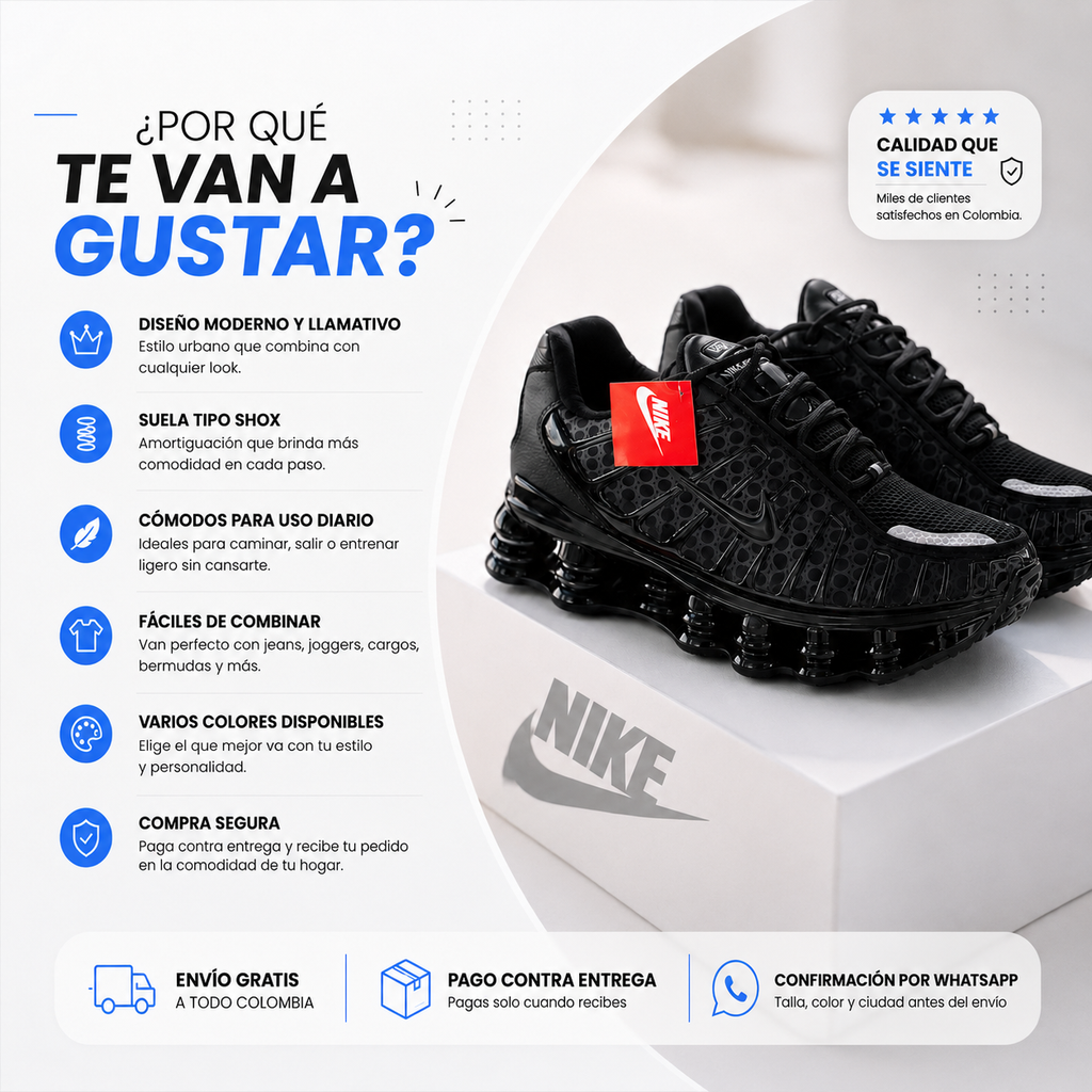 Nike Shox: estilo y comodidad en cada paso