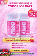 PROMOÇÃO: Lleva 2 Frascos de UroBiotic por solo $99.000 🎁 -- ✨ Equilibrio, protección y bienestar