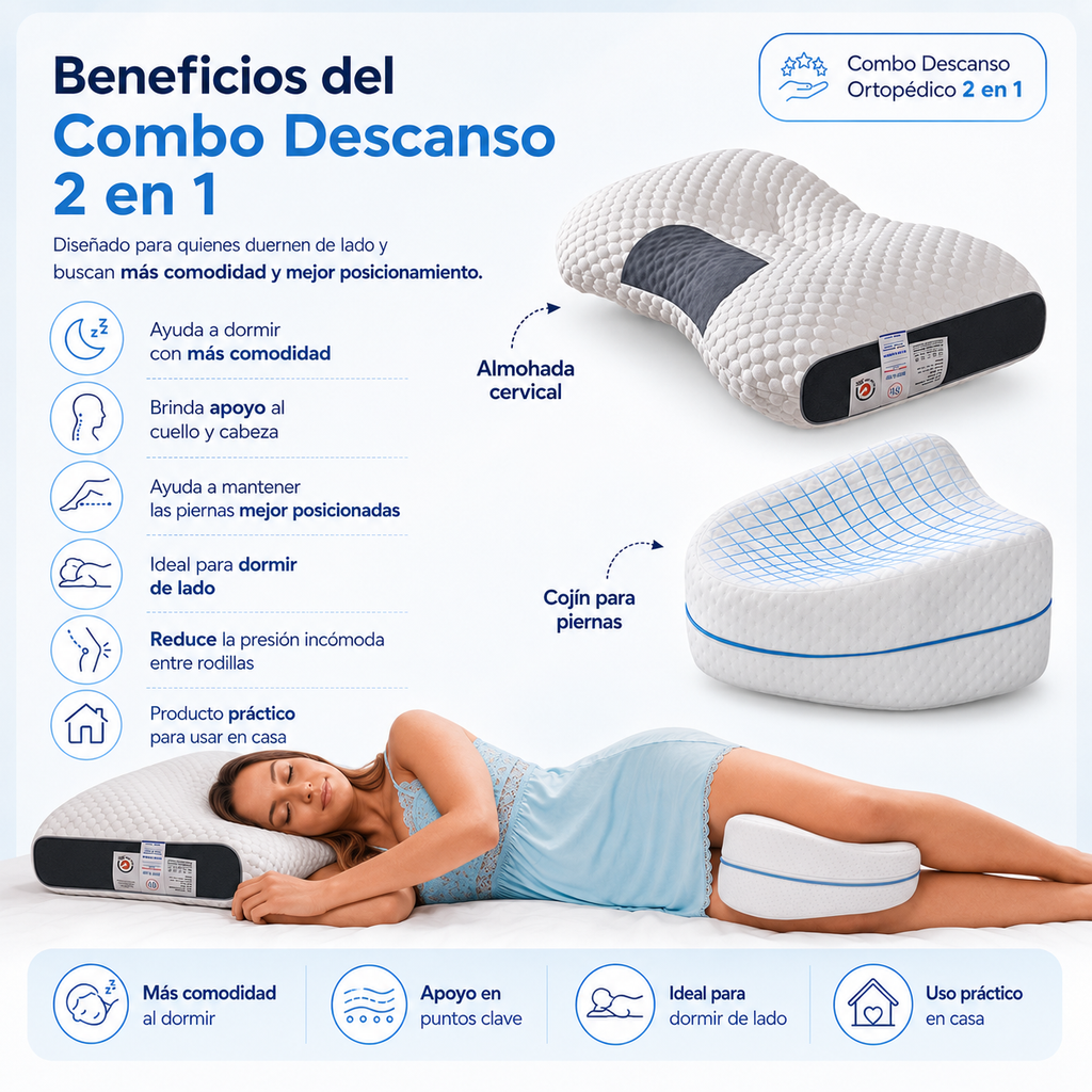 Combo Descanso Ortopédico 2 en 1