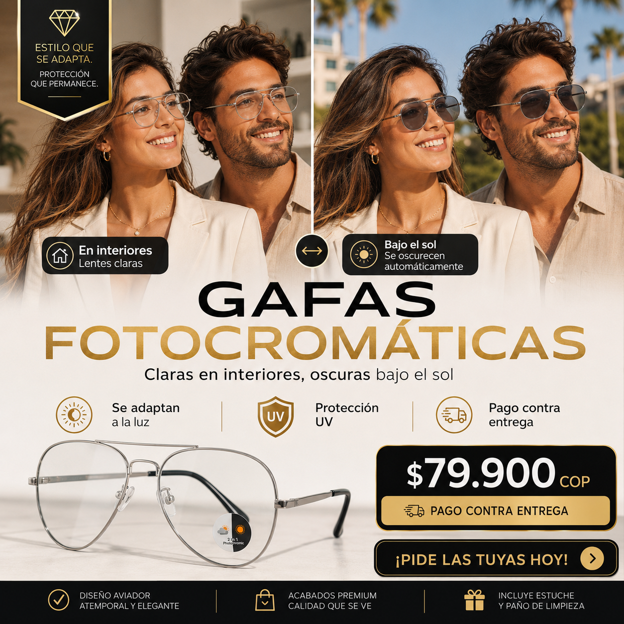 Gafas Fotocromáticas TR90 — Oferta Especial