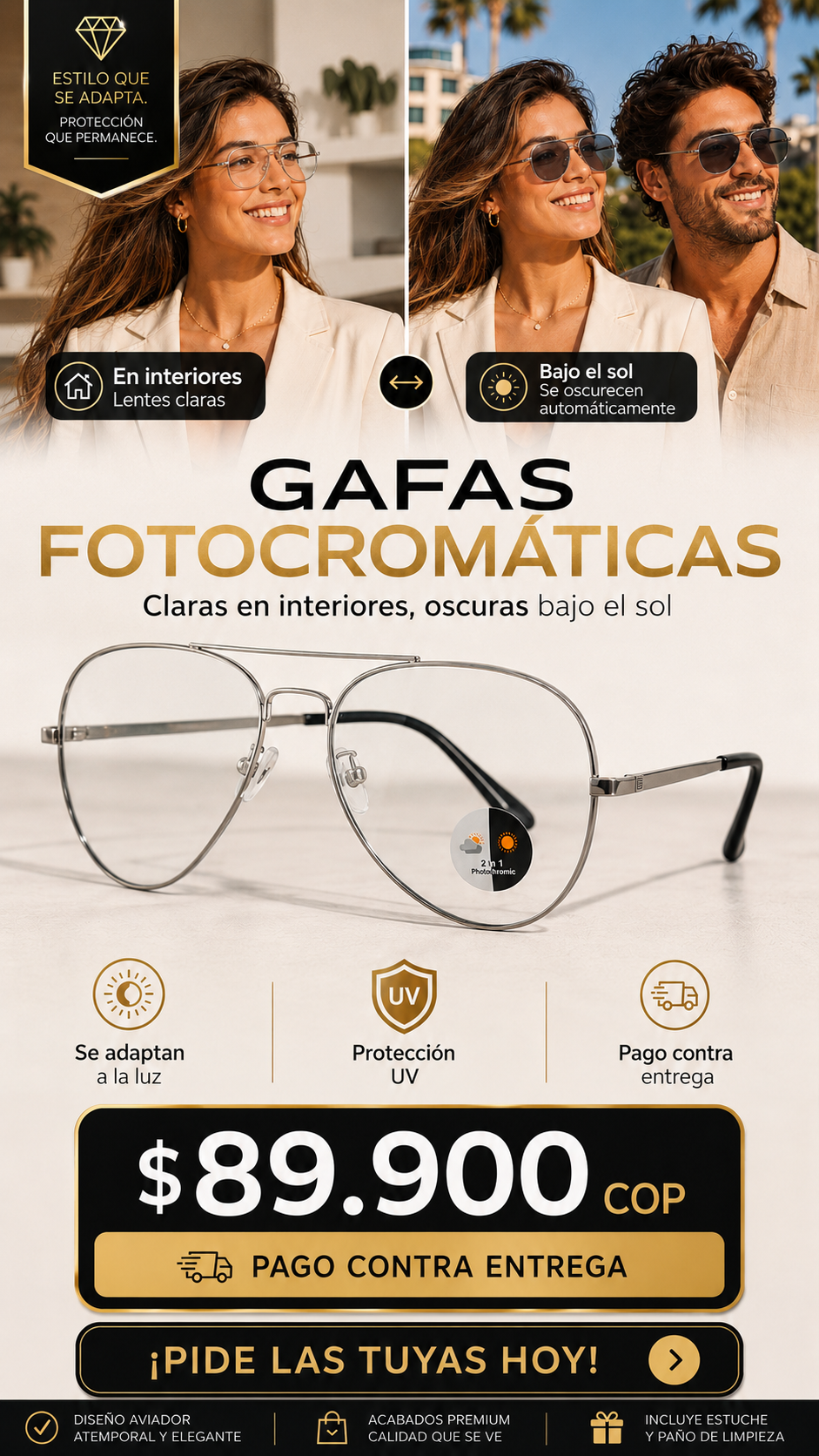 Gafas Fotocromáticas TR90 — Oferta Especial
