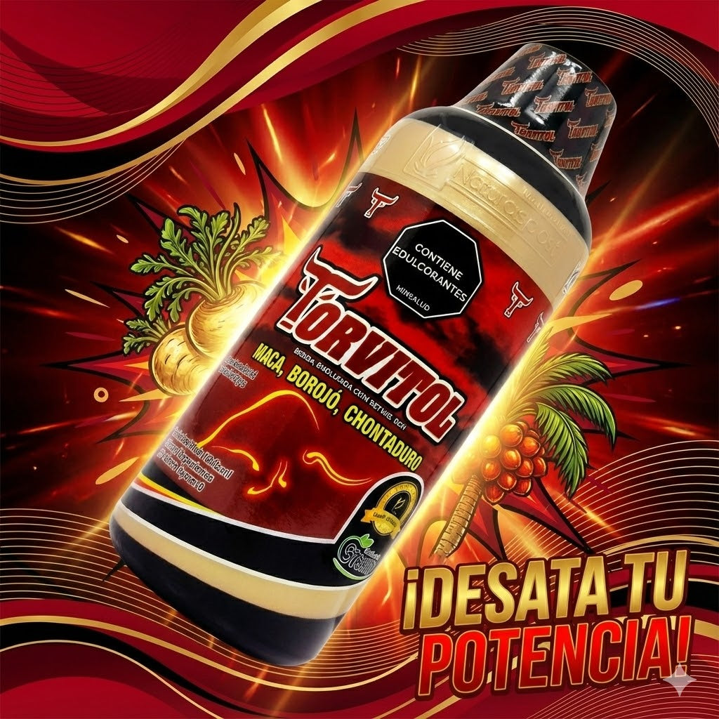 Torvitol Max | Energizante Natural Premium (Borojó, Maca y Chontaduro)
