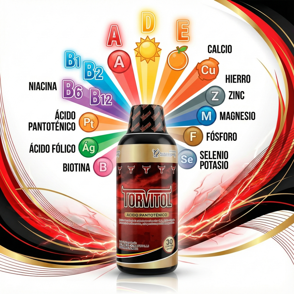 Torvitol Max | Energizante Natural Premium (Borojó, Maca y Chontaduro)