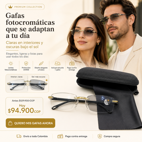 Gafas Fotocromáticas Elegance UV
