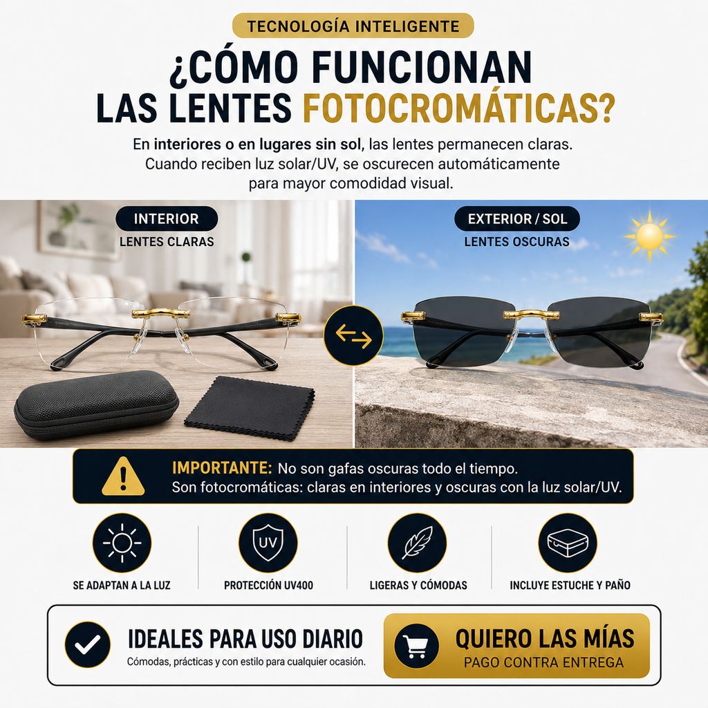 Gafas Fotocromáticas Elegance UV