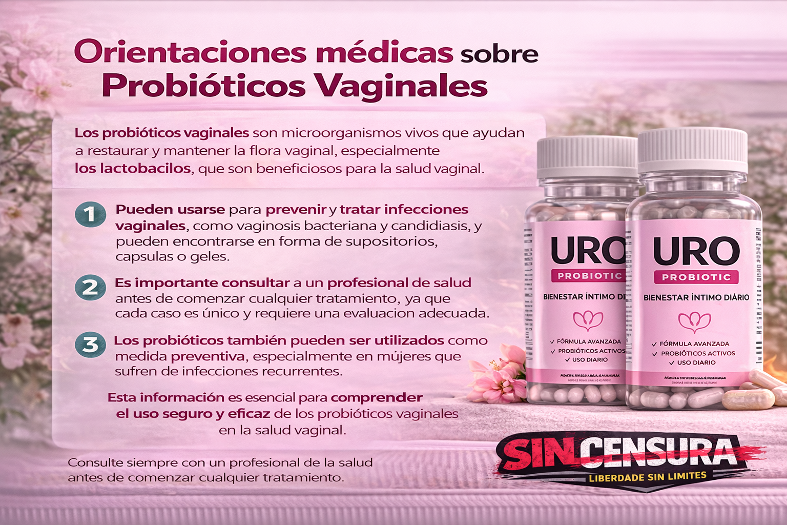 PROMOÇÃO: Lleva 2 Frascos de UroBiotic por solo $99.000 🎁 -- ✨ Equilibrio, protección y bienestar